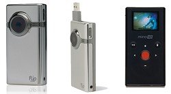 Flip MinoHD Video Camera - Brushed Metal, 8 GB, 2 Hours (2nd Generation)