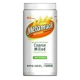 METAMUCIL Coarse Milled Psyllium as Fiber Laxative / Fiber Supplement - Unflavored :114 Doses. 29 Oz