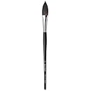 da Vinci Watercolor Series 803 Paint Brush, Cats Tongue Wash Russian Blue Squirrel Hair with Short Black Handle, Size 6
