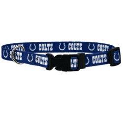 Indianapolis Colts Adjustable Pet Dog Collar (Small)