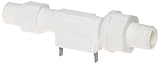 Gems Sensors FS-150 Series Polypropylene Flow Switch with Low Pressure Drop, Inline, Piston Type, Normally Open, 0.5 gpm Flow Setting, 1/2