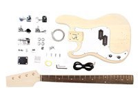 Stellah Unfinished Left Hand P-Bass Guitar Kit Project DIY On Sale