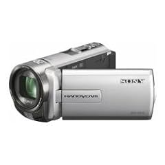 Sony DCR-SX65ES SD-Camcorder (7,5 cm (3 Zoll) LCD-Display, 60x opt. Zoom, 4GB Speicher) Szenenerkennung und iAuto silber