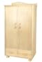 Room Magic RM19-NT Media Cabinet Armoire, Natural