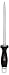 ZWILLING 32565261 Wetzstahl, Kunststoff-Griff, schwarz