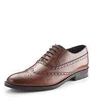 Collezione Leather Toe Cap Stab Stitch Shoes