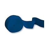 Dark Blue Crepe Paper Streamer (1 Pack)
