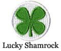 Shamrock Patches Iron On 10-Pack 1" Embroidered Reward Shamrock Patch for Sports Programs