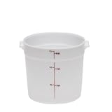 CONTAINER ROUND POLY 6 QT, EA, 11-0455 CAMBRO MANUFACTURING CO FOOD STORAGE