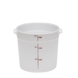 CONTAINER ROUND POLY 6 QT, EA, 11-0455 CAMBRO MANUFACTURING CO FOOD STORAGE