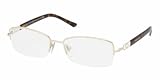 Bvlgari BV2094 278 Eyeglasses Pale Gold Frame Size 52-17-135