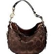 Coach Signature Zoe Hobo Shoulder Bag 12657 Brown