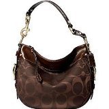 Coach Signature Zoe Hobo Shoulder Bag 12657 Brown