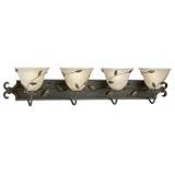 Progress Lighting Eden Forged Bronze Four-Light Bath Fixture