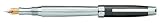 Laban Ebony Wood w/ Silver Medium Point Fountain Pen - LPF-9331EB