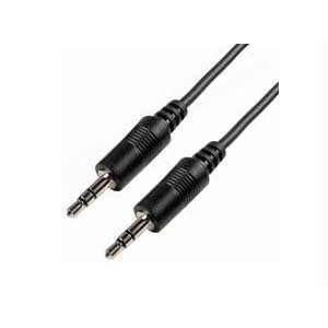 Cables Unlimited AUD-1100-25 3.5mm Male to Male Stereo Cable (25 Feet, Black)