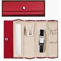 Avon 4 Piece Jewelry Set Watch and Jewelry Set in Travel Case