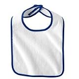 Rabbit Skins - Infant Snap Bib, Royal