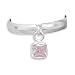 Toe Ring with CZ Charm