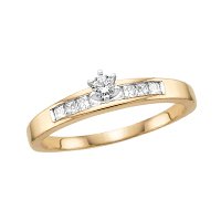 10kt Gold Ladies Diamond Engagement Ring