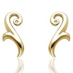 Earring Jacket Mounting in 14K Yellow Gold