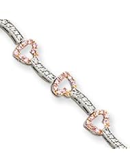 Sterling Silver & Copper (over Sterling Silver) Pink