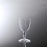 2 PIECES ELEGANT 5 OZ. CLEAR WINE GOBLET DISPOSABLE 25/20 500CS