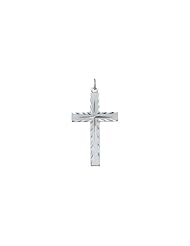 40.00x25.00 mm Cross Pendant in Sterling Silver