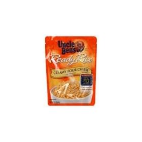 Uncle Ben's Ready Rice Pouch, Creamy Four Cheese, 8.5oz