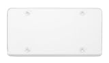 Cruiser Accessories Tuf-Shield Clear Flat License Plate