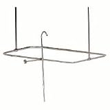 Satin Nickel Side Mount Shower Curtain Riser Enclosure