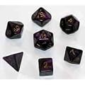 Pegasus Spiele 207206XX - W�rfel, Oblivion: Purpur, 7er-Set in Acrylbox