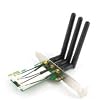 PCI-E-Adapter f�r Mini-PCIe PCI-Express WLAN-Karte Modul mit 3 Antennen