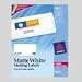 Avery 6873 White laser labels for color printing, 2 x 3-3/4 label, 200 labels/pack