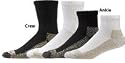 Aetrex Men's / Women's Copper Sole Cushioned Diabetic Quarter Socks
