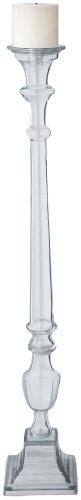 large quiescent susan:Lazy Susan Clear Glass Knight Pillar Holder, Large Images