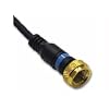 Cables to Go 27226 Velocity Mini-Coax F-type Cable (3 Feet, Blue)