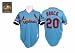 Lou Brock #20 1979 St. Louis Cardinals Authentic Throwback Mitchell and Ness MLB Baseball Jersey (Blue)