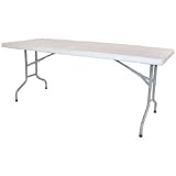 6 Foot Solid Plastic Folding Table