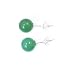Boucles d'oreilles en Argent massif & Aventurine � un prix imbattable
