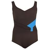 Sashes One Piece Plus Size Belted Swimsuit by Longitude - Plus Size Swimsuit Plus Size Swimsuits