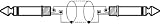 Img Stage Line MCC-900/SW Instrumentenkabel (6,3 mm Klinkenstecker / -stecker) 9m schwarz