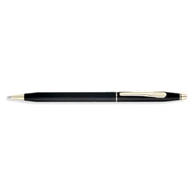 Classic Century Retr Ballpoint Pen, Classic Black Brl, Black Ink, Med