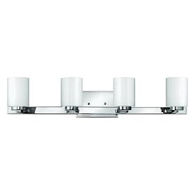 Hinkley Miley 5054CM Large Mirrored Reversible 4LT 240w (6"H x 30"W) Vanity Lighting in Chrome