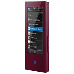 External hard drive:Samsung YP-P2JCR 8 GB Slim Portable Media Player (Burgundy)