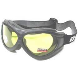 Birdz Eyewear The Buzzard Motorcycle Goggle Fits Over Glasses Yellow Lens Birdz Eyewear - The Buzzard - Motorcycle Goggle Fits Over Glasses Yellow Lens
