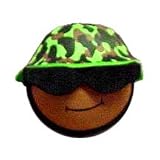 African American US Marine Antenna Ball Topper