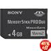 Sony MSMT4G 4GB Memory Stick PRO Duo (Mark2) Media