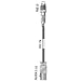 Adapterkabel FME (f) / FAKRA II (m) Z-Null Cod.,RG 174