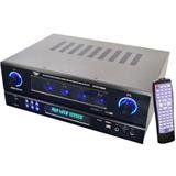 PYLE PTVT790A Rack Mount 2000-Watt AM/FM Multi Source Receiver and Vacuum Tube Amplifier